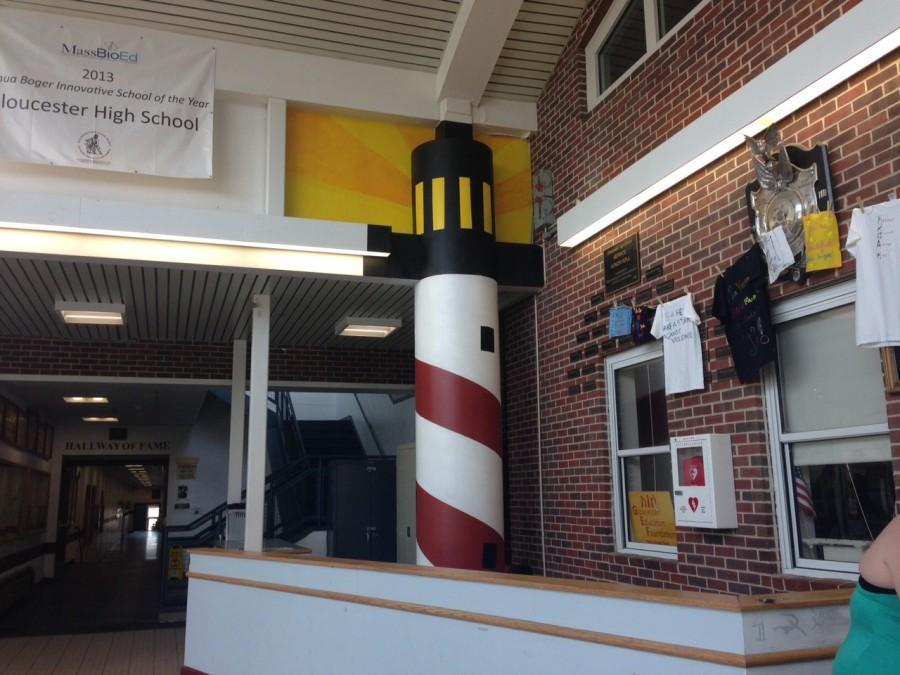 The finished lighthouse