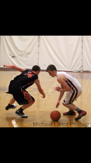 John Philpott crosses up Beverly defender in last years game against The Panthers