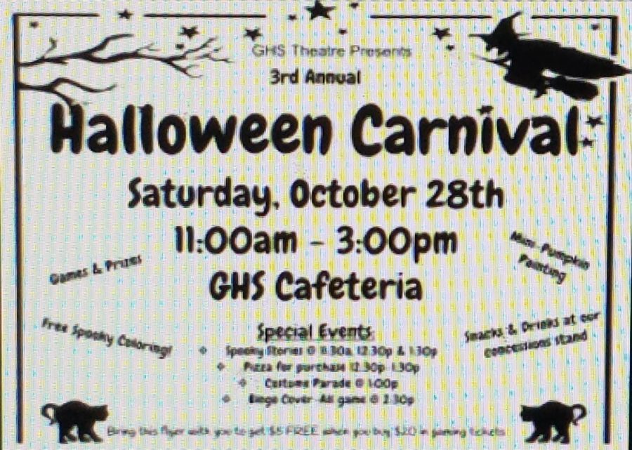 Halloween Carnival this weekend