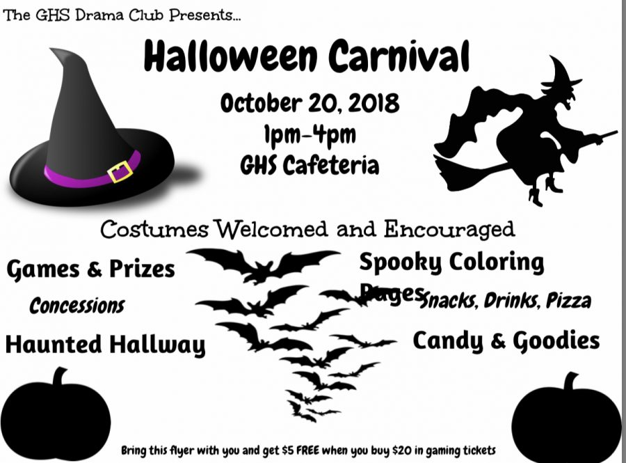 Halloween Carnival to benefit GHS Theater