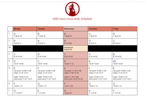 New schedule eliminates long block, restores balance to the universe