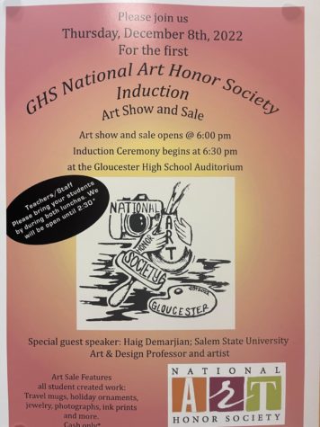 GHS hosts National Arts Honors Society Induction