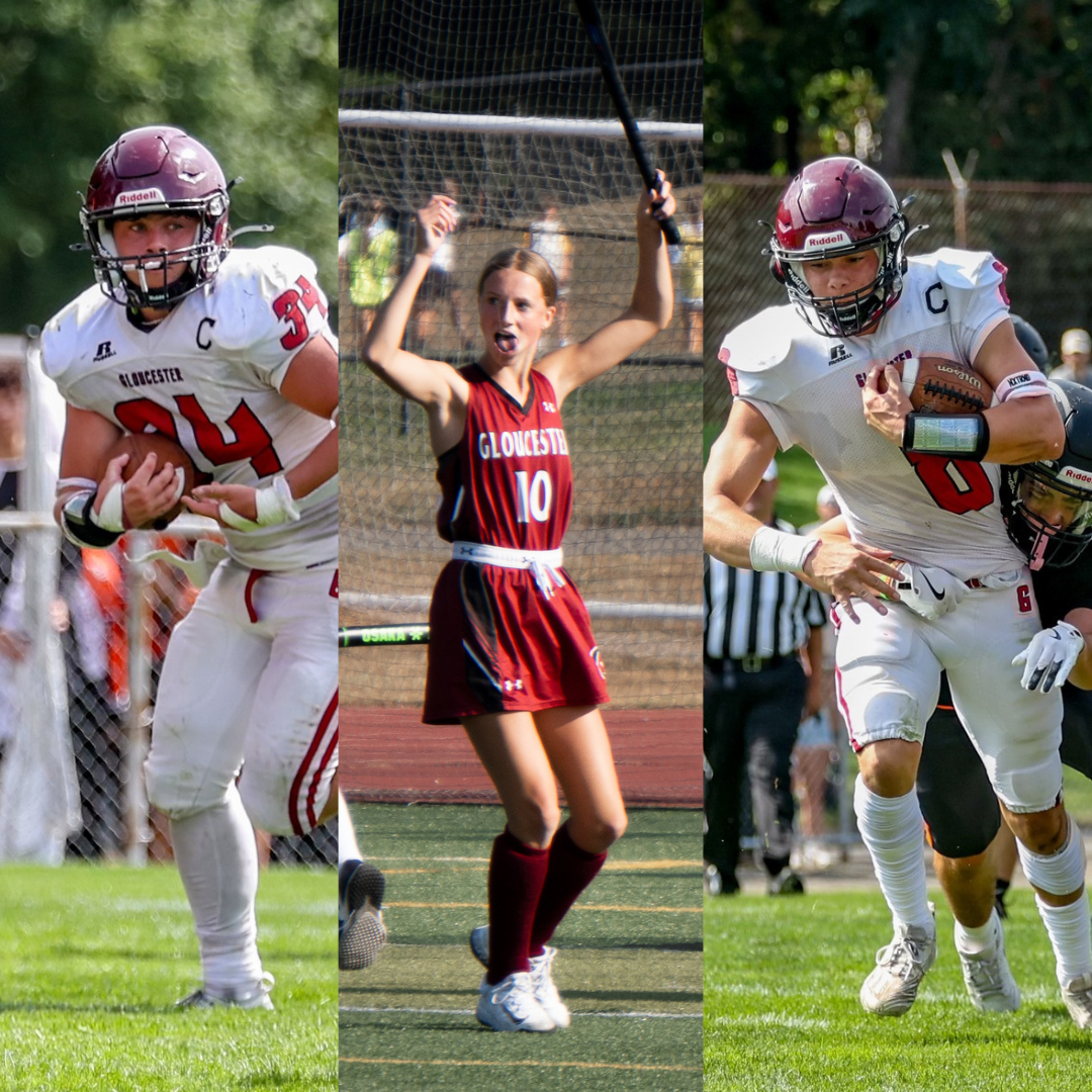 Captain Thomas Cribbs, freshman Fiona Black, and Captain Jaylen Severino are the Gillnetter's Week 1 Student Athletes of the Week.