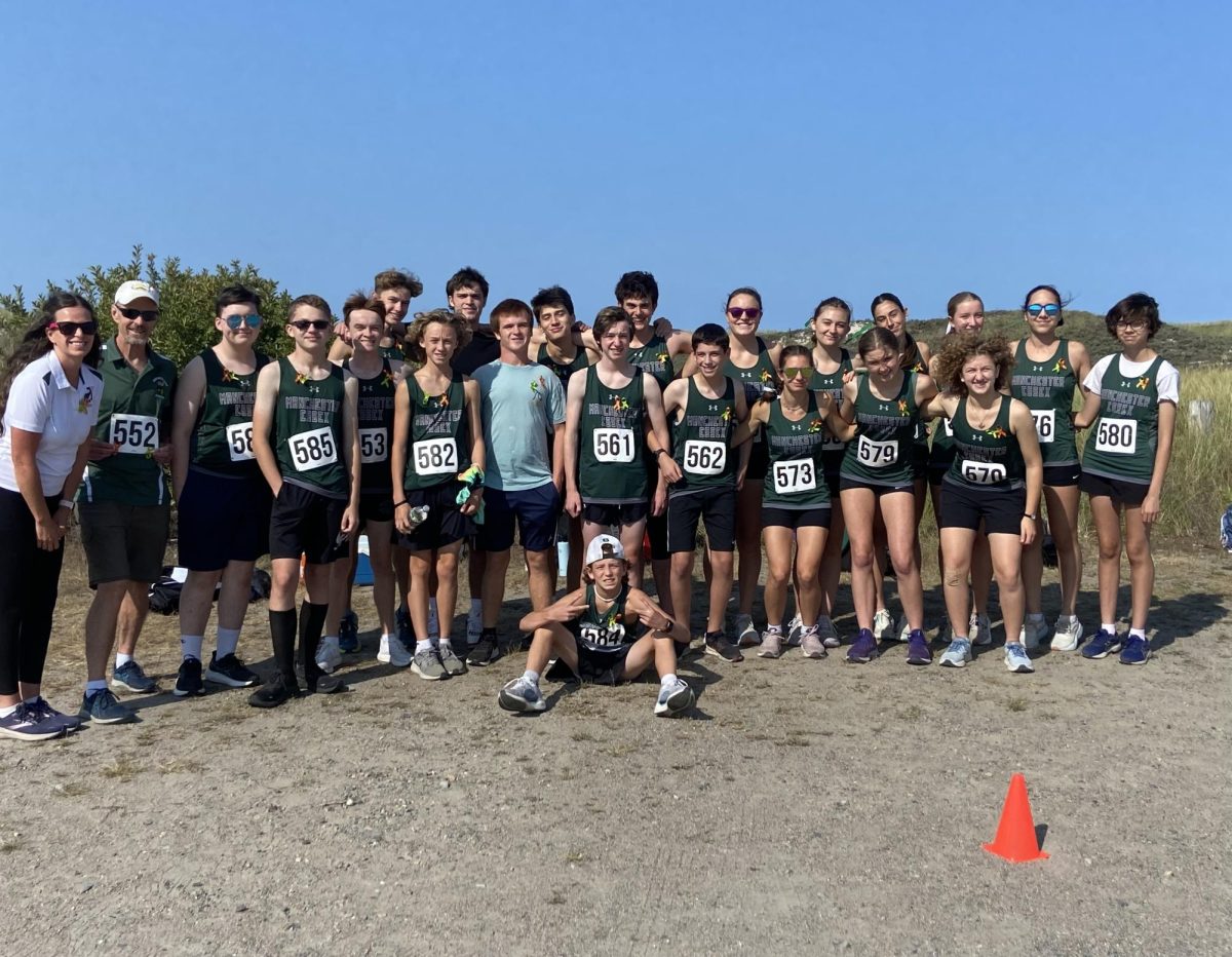 Cross Country team gathers for a photo after its first meet last Wednesday.