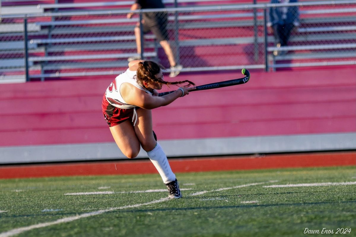 Sophomore Olivia Madruga led the Field Hockey team in both goals and points in her first season on Varsity.