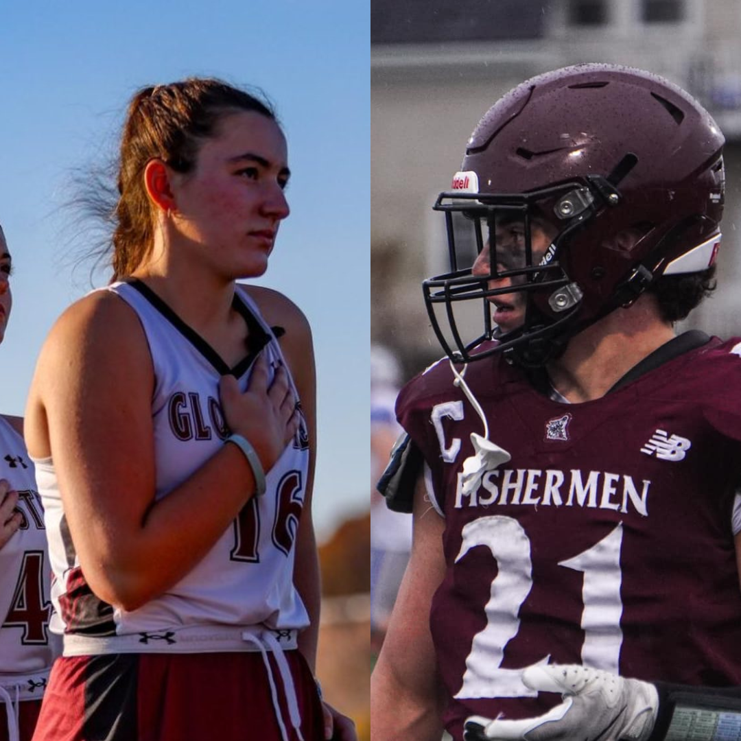 Olivia Madruga (Left) and Joesph Allen (Right) are this fall's top Student-Athletes.