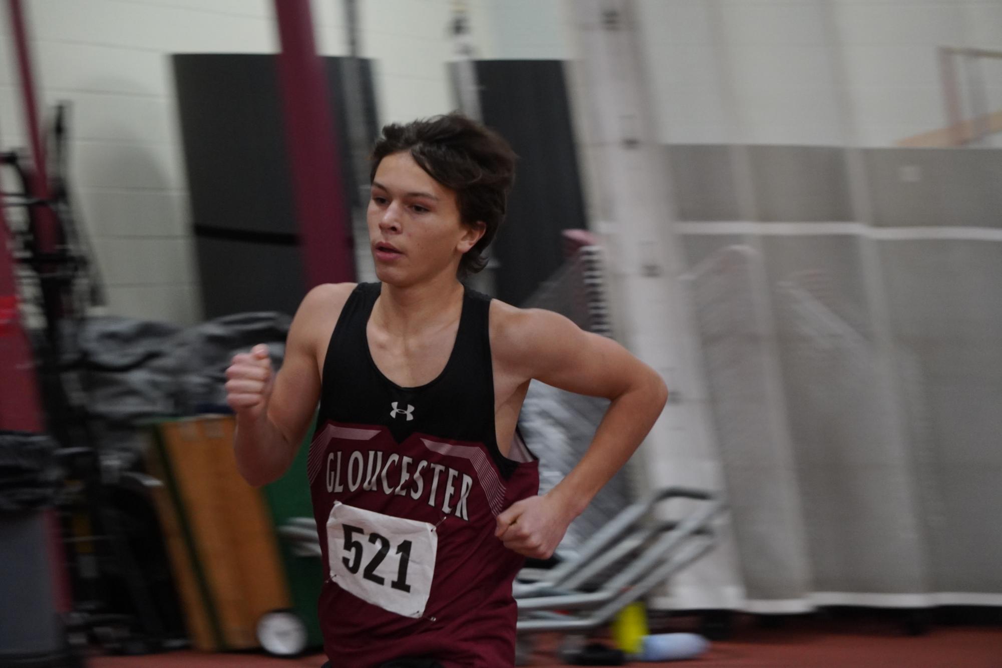 GHS sophomore Seamus Linehan will be a reliable competitor for the Fishermen in mid-distance and distance events.