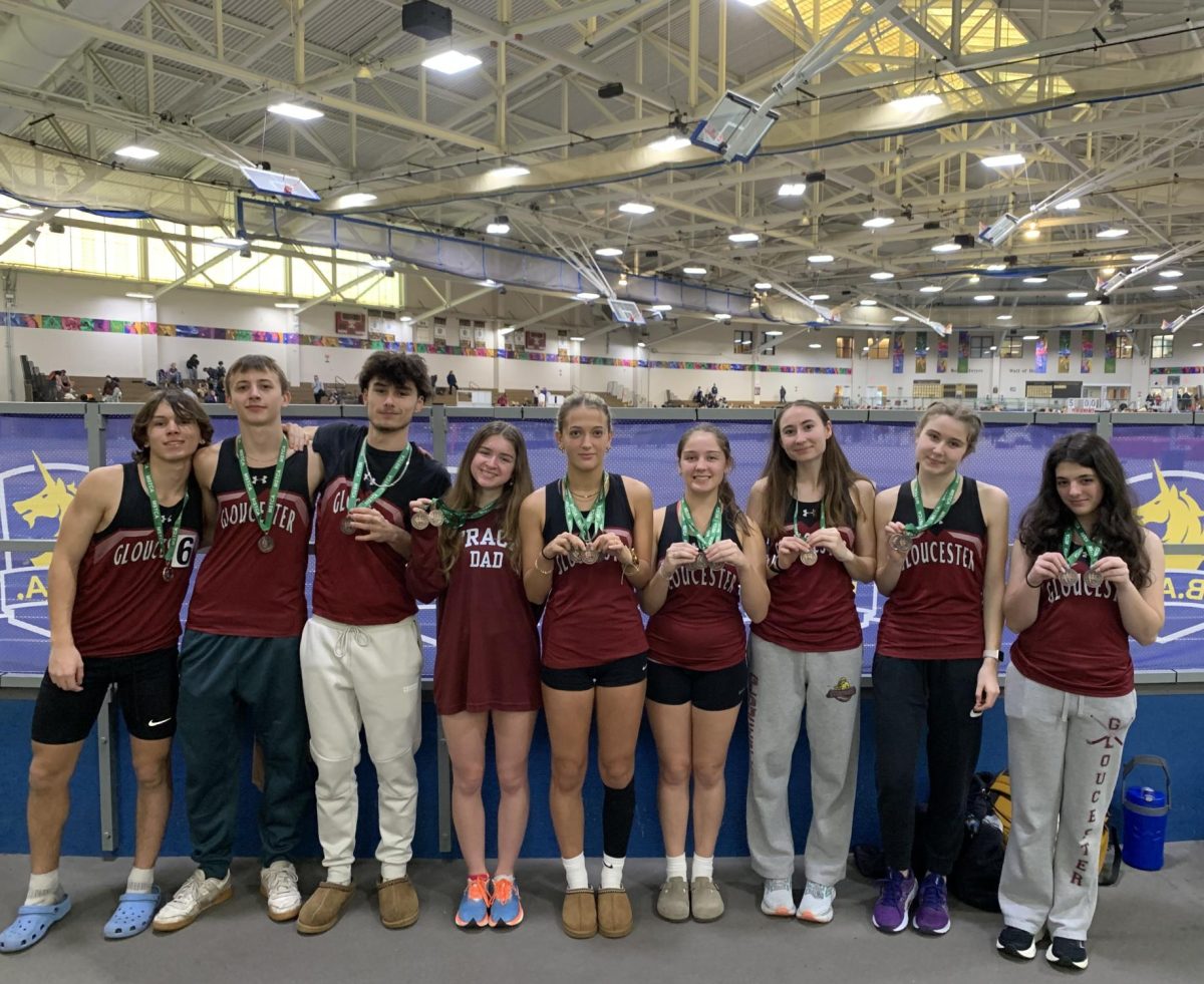 GHS track medalists pose together after the MSTCA Division 4 Relays this Sunday.