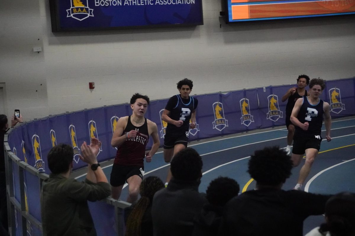 Dylan Rochford placed 4th in the boy's 300m race at the NEC Championship. The junior has been inching closer to breaking the 20 year record.