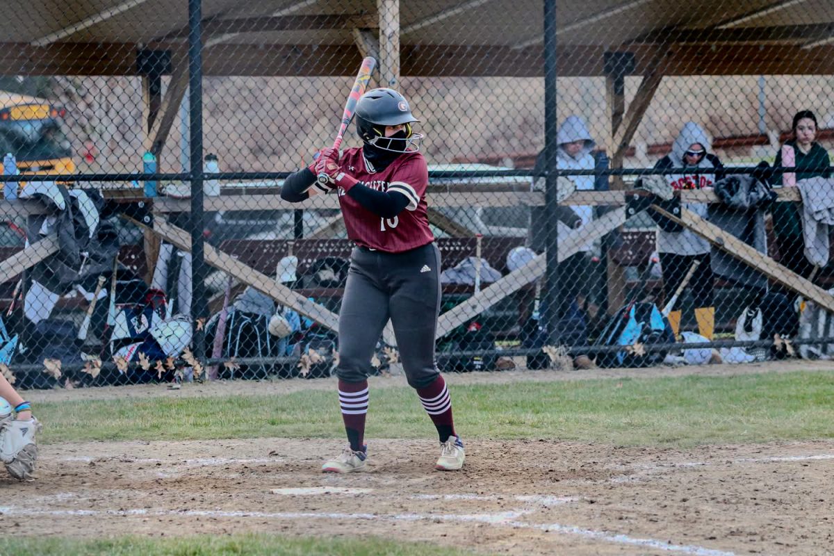 Aleena Brown had her second perfect outing at the plate of the season in the loss.