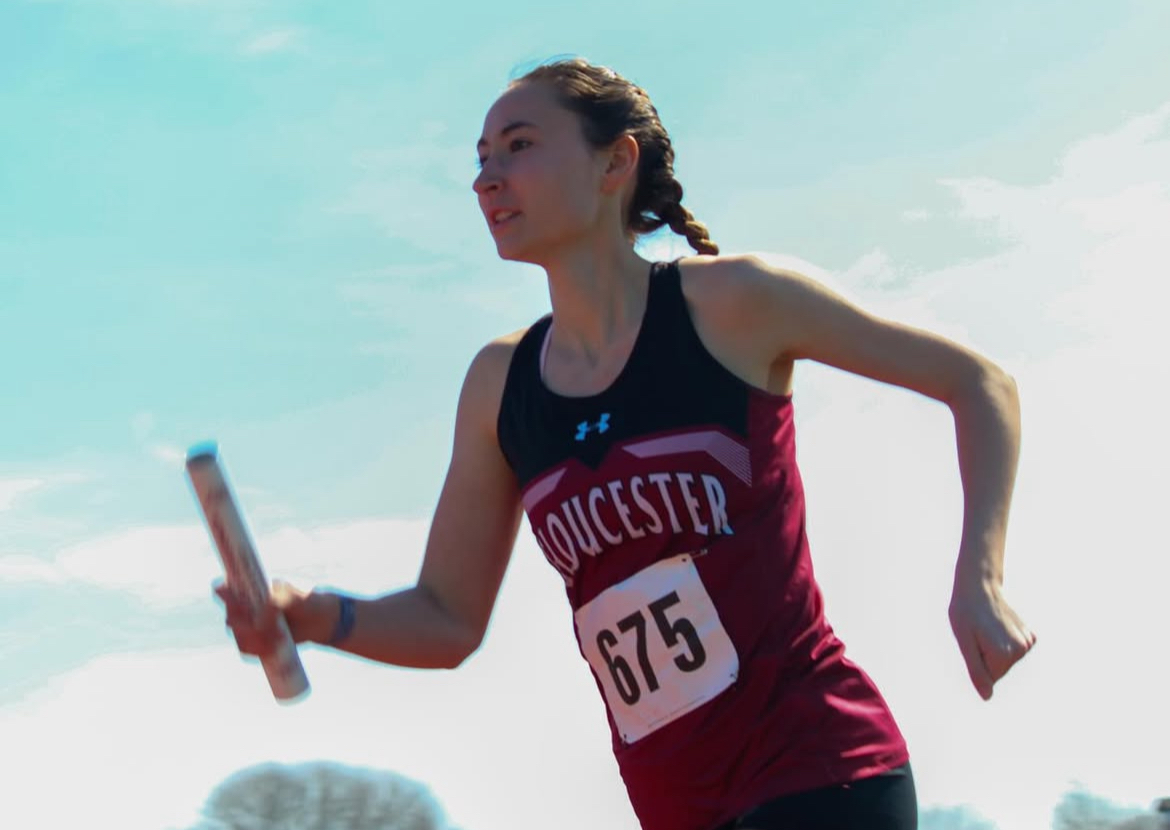 Hope Castellucci set the record for the girls’ 5K at the Weston Twilight Invitational.