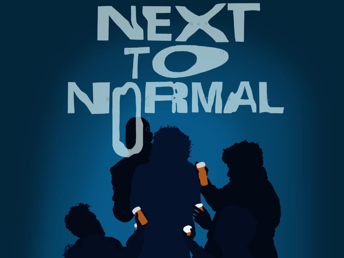 A poster concept for Next to Normal written by Brian Yorkey and Tom Kitt 