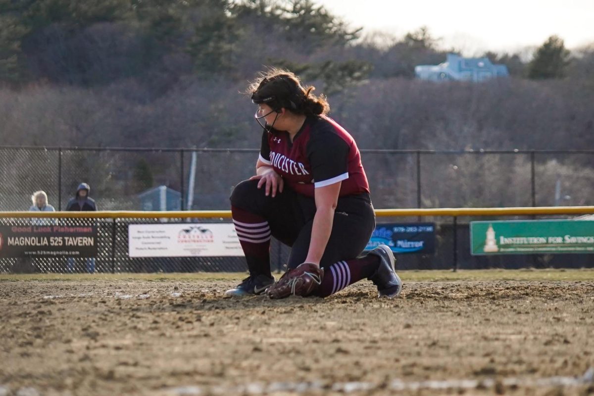 Abby Noble had six shutout innings on the mound in the Fishermen's 5-3 win over Medfield. 