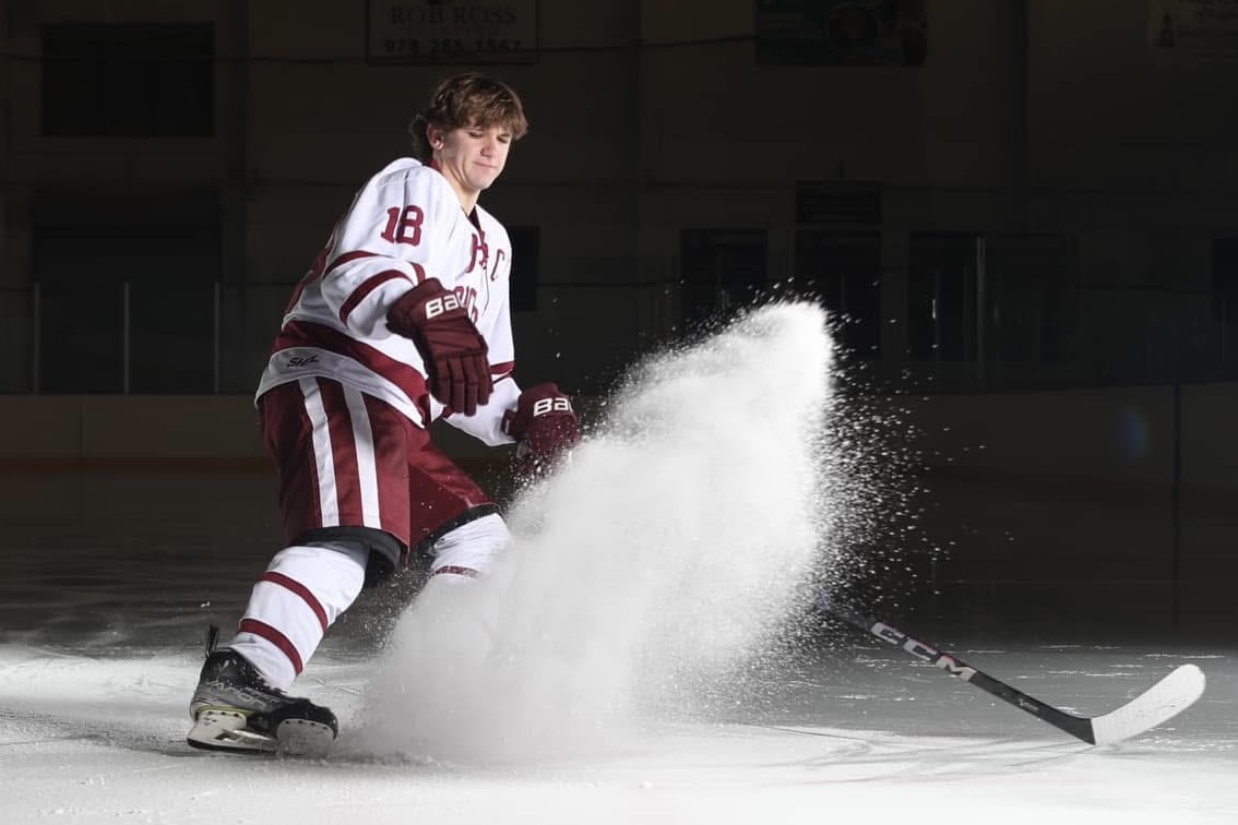 Varsity Ice Hockey media day photo of Christopher Dailey.
