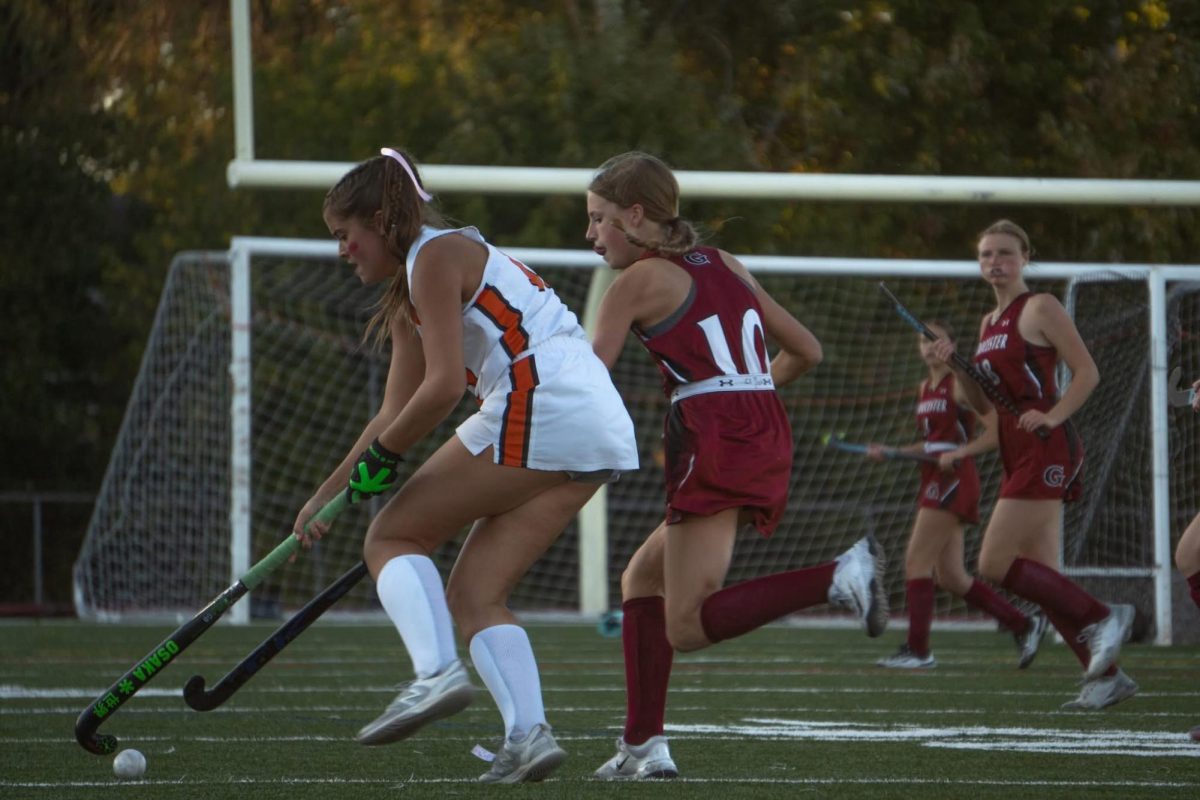 Fiona Black chases down a Beverly defenseman in a matchup last year.