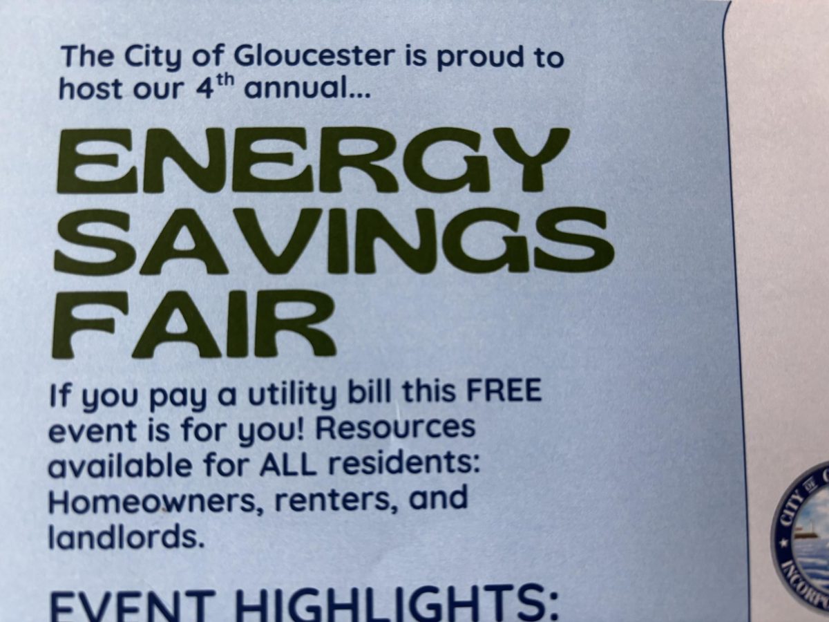 A flyer announcing the Energy Savings Fair to the public