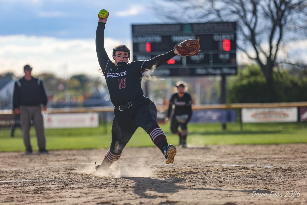 Abby Noble allowed just two hits across seven innings of work, sending Gloucester to their third straight Sweet 16. [Photo courtesy of Dawn Enos]